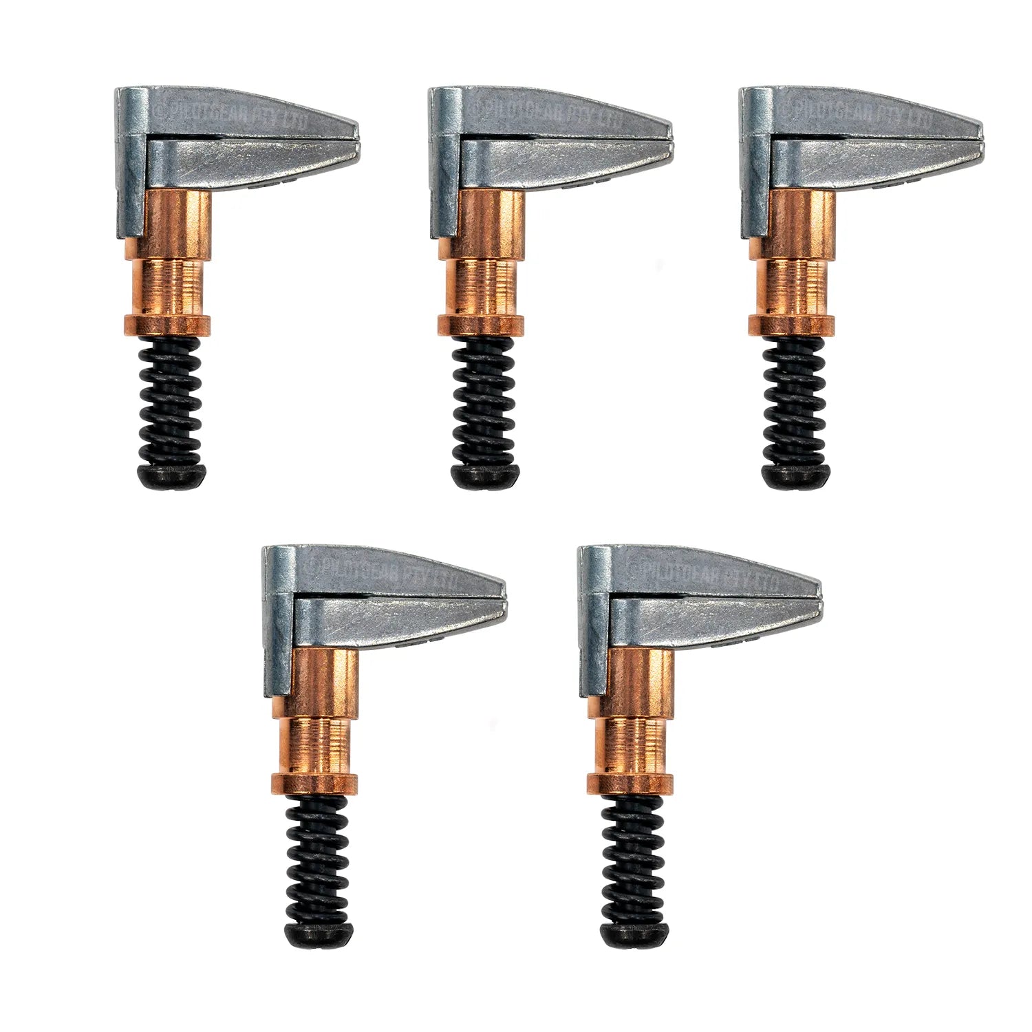 1" Cleco Side Grip Clamps – 5 Pack | Copper Reusable Sheet Metal Clamps for Hot Rod & Panel Work image 0