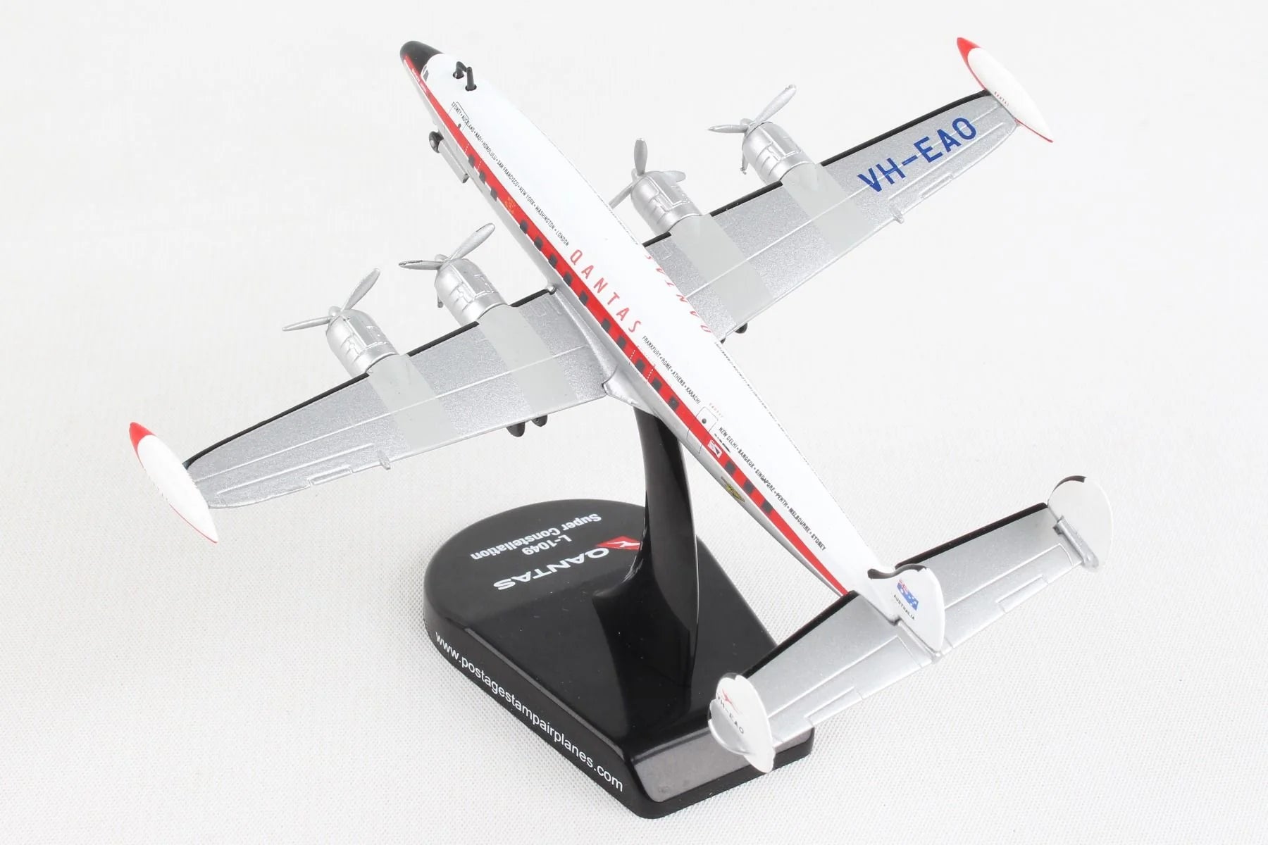 Postage Stamp 1/300 QANTAS Constellation L1049 VHEAO image 4