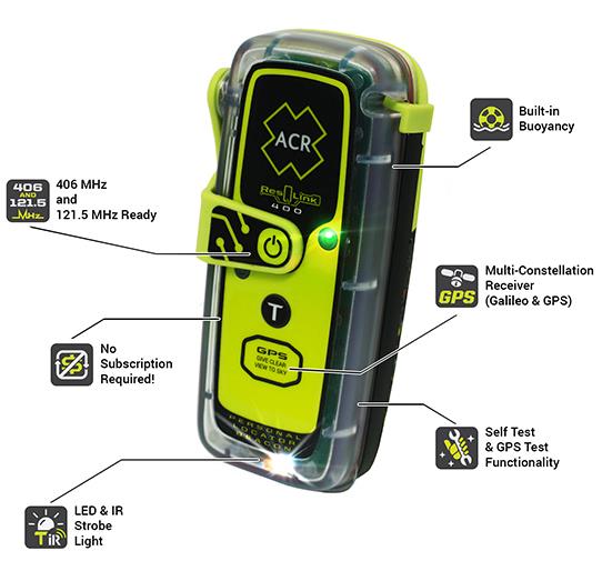 ACR ResQLink 400 Australia Personal Locator Beacon (PLB) image 1