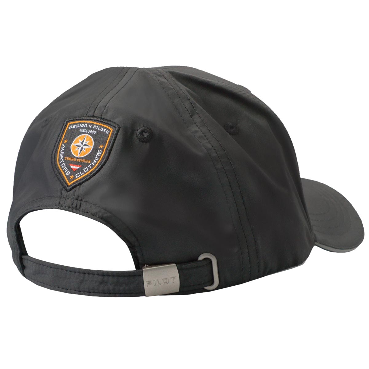 Design4Pilots Pilot Cap Microfibre - Black image 1