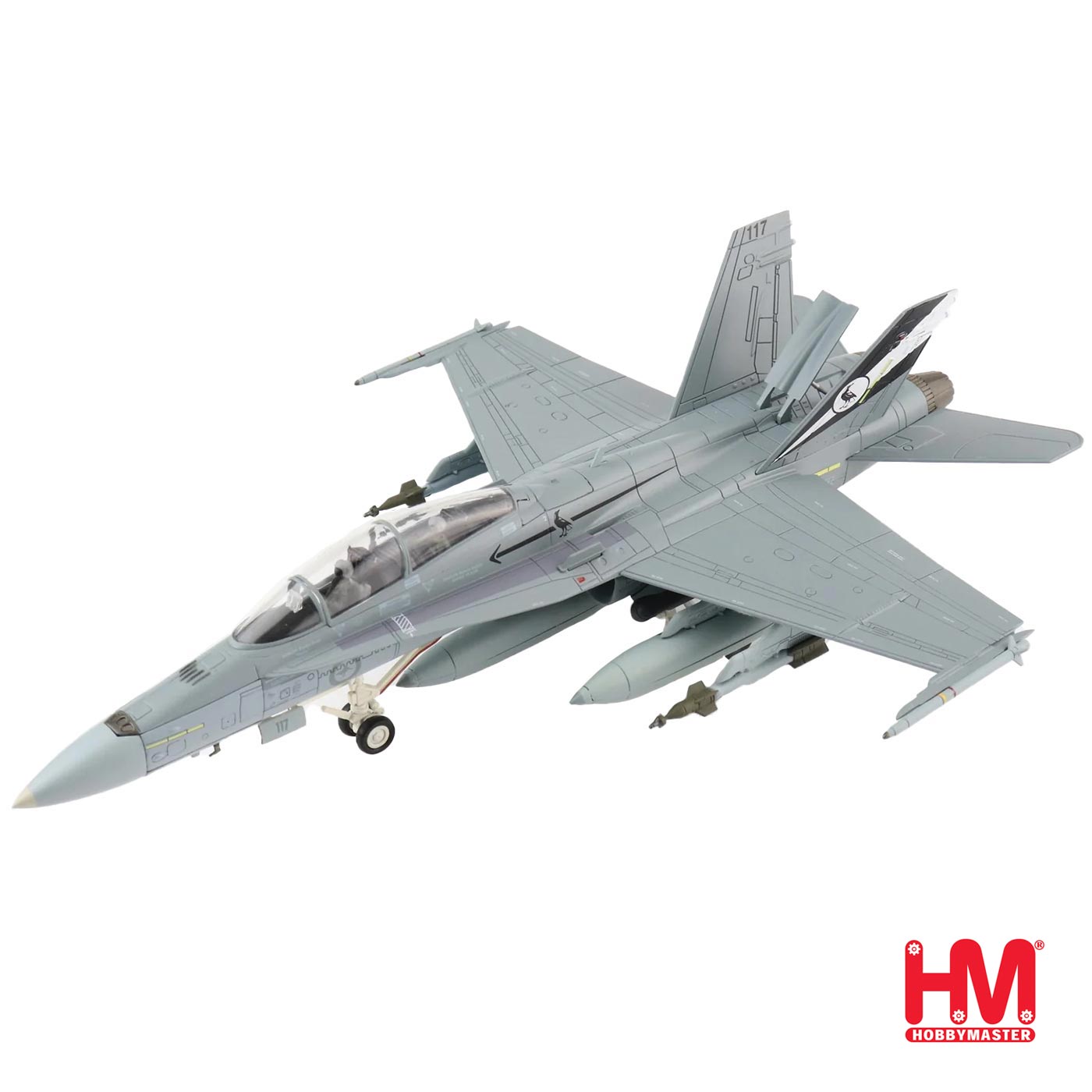 Hobby Master RAAF 1/72 RAAF F/A18B Hornet No.75 Sqn Final Flight A21117 Tindal 2021 image 2