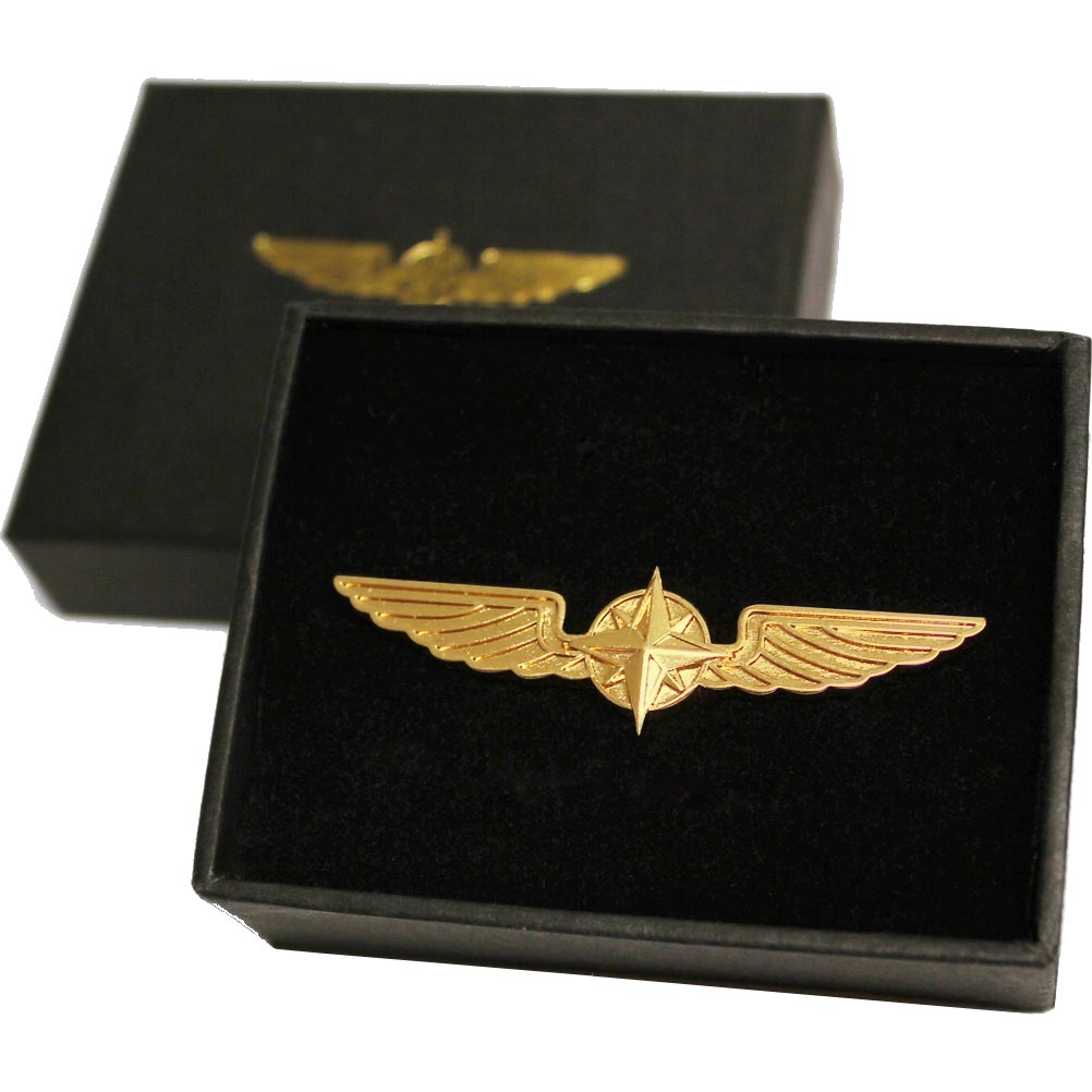 Design4Pilots Pilot Wings - Gold / 5cm image 0