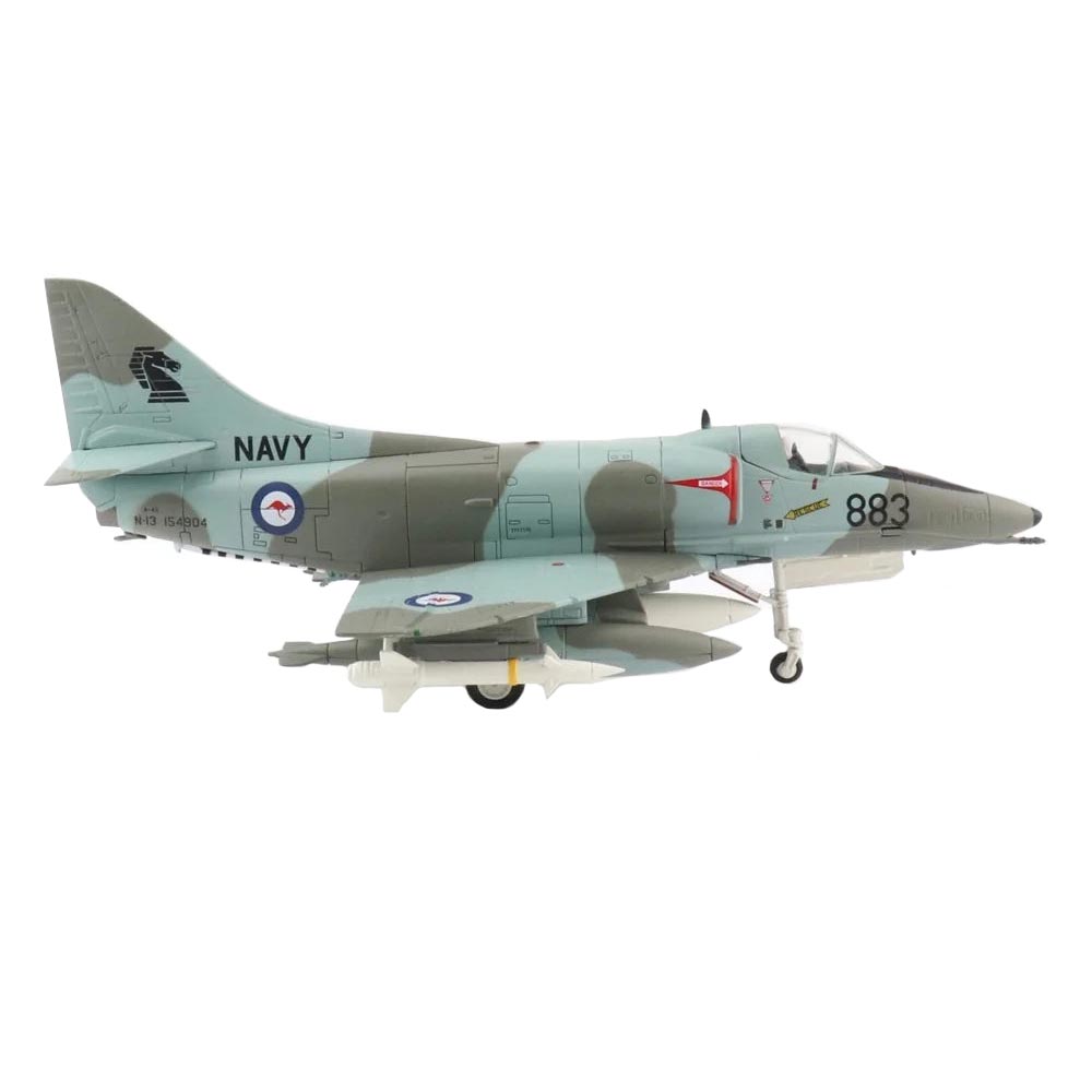 Hobby Master 1/72 Scale Douglas A4G Skyhawk 883/N13 154904 VF805 HMAS Melbourne 1980 Aircraft Model image 3