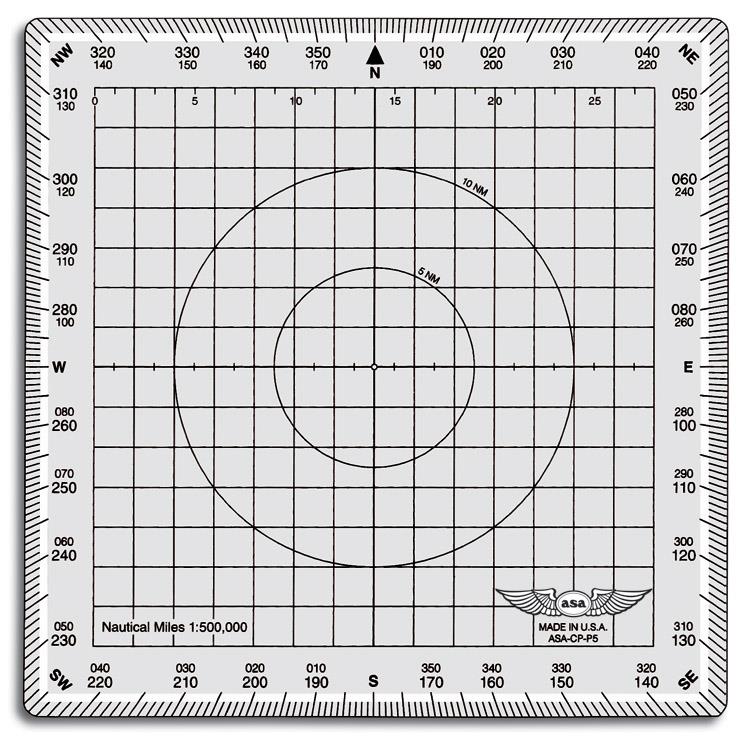 ASA Square Aviation Plotter image 0