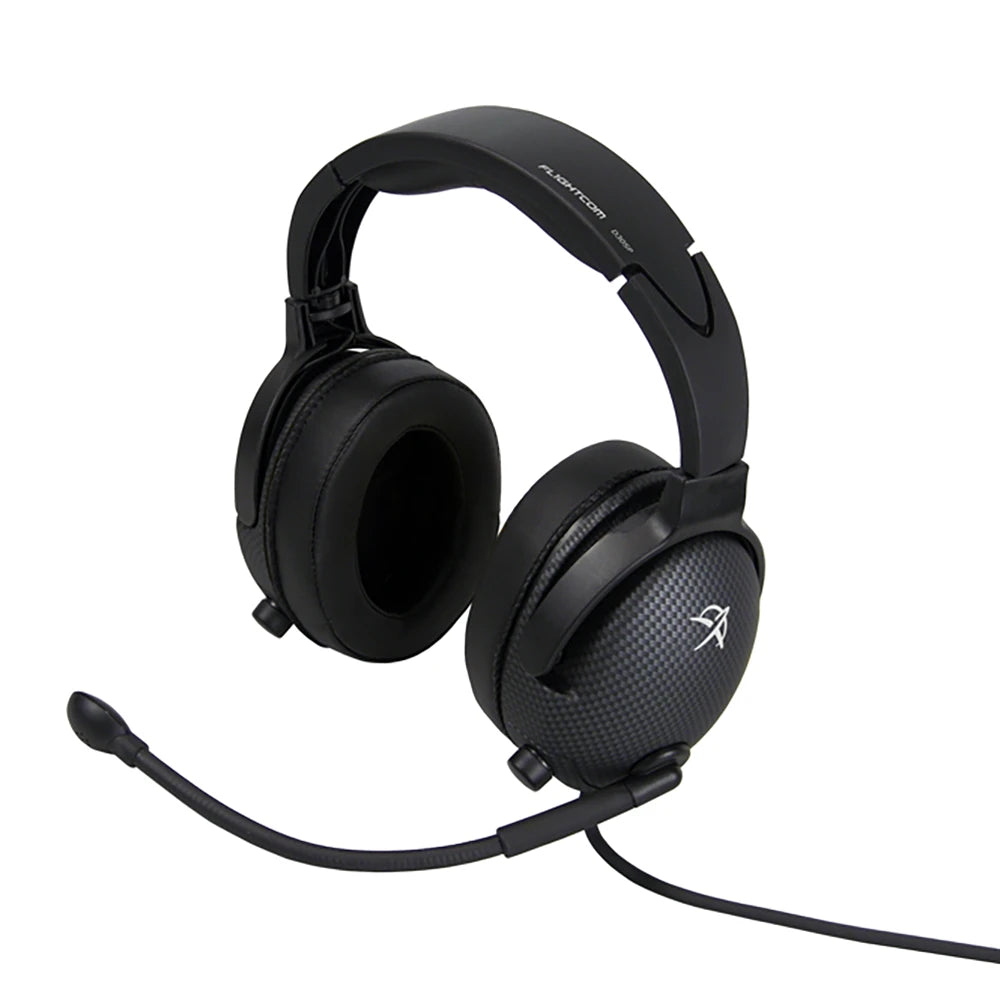 Flightcom Denali D30SP Headset Pasif Sayap Tetap