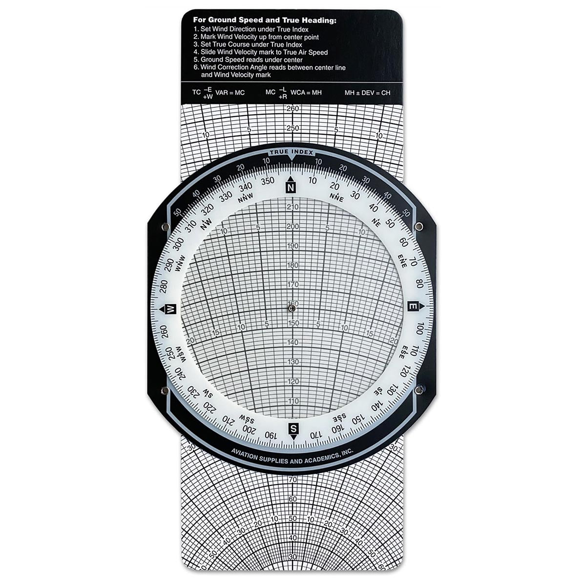 ASA E6B Flight Computer Paper image 1