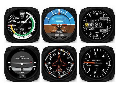 Trintec Modern 6-Piece Instrument Coaster Set image 0