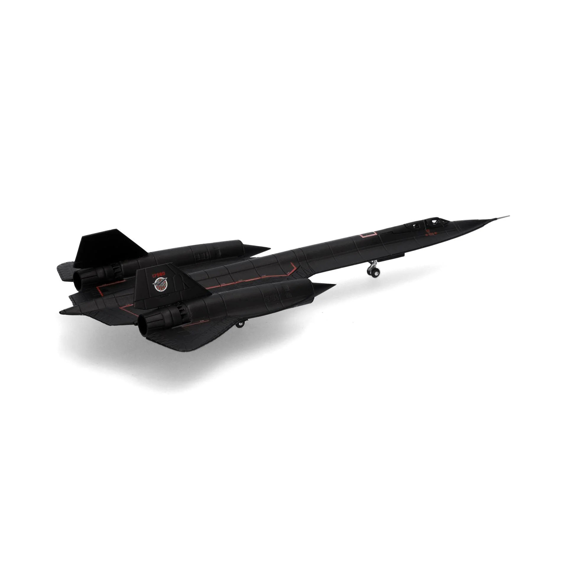 Herpa 1/200 U.S. Air Force Lockheed SR-71A Blackbird - 9th SRW Detachment 4, RAF Mildenhall “Farewell-Dartboard” Aircraft Model image 3