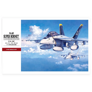 Hasegawa 1/48 F/A18F Super Hornet Aircraft Model Kit image 0