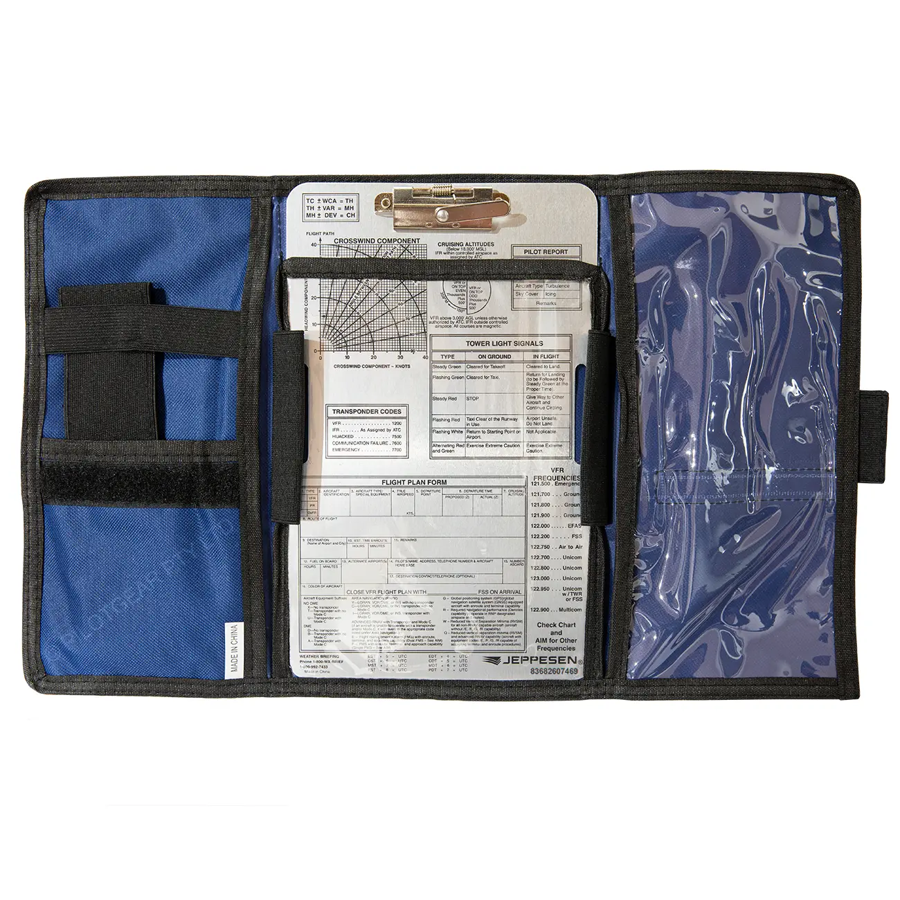 Jeppesen VFR Tri-Fold Kneeboard with Clipboard image 1