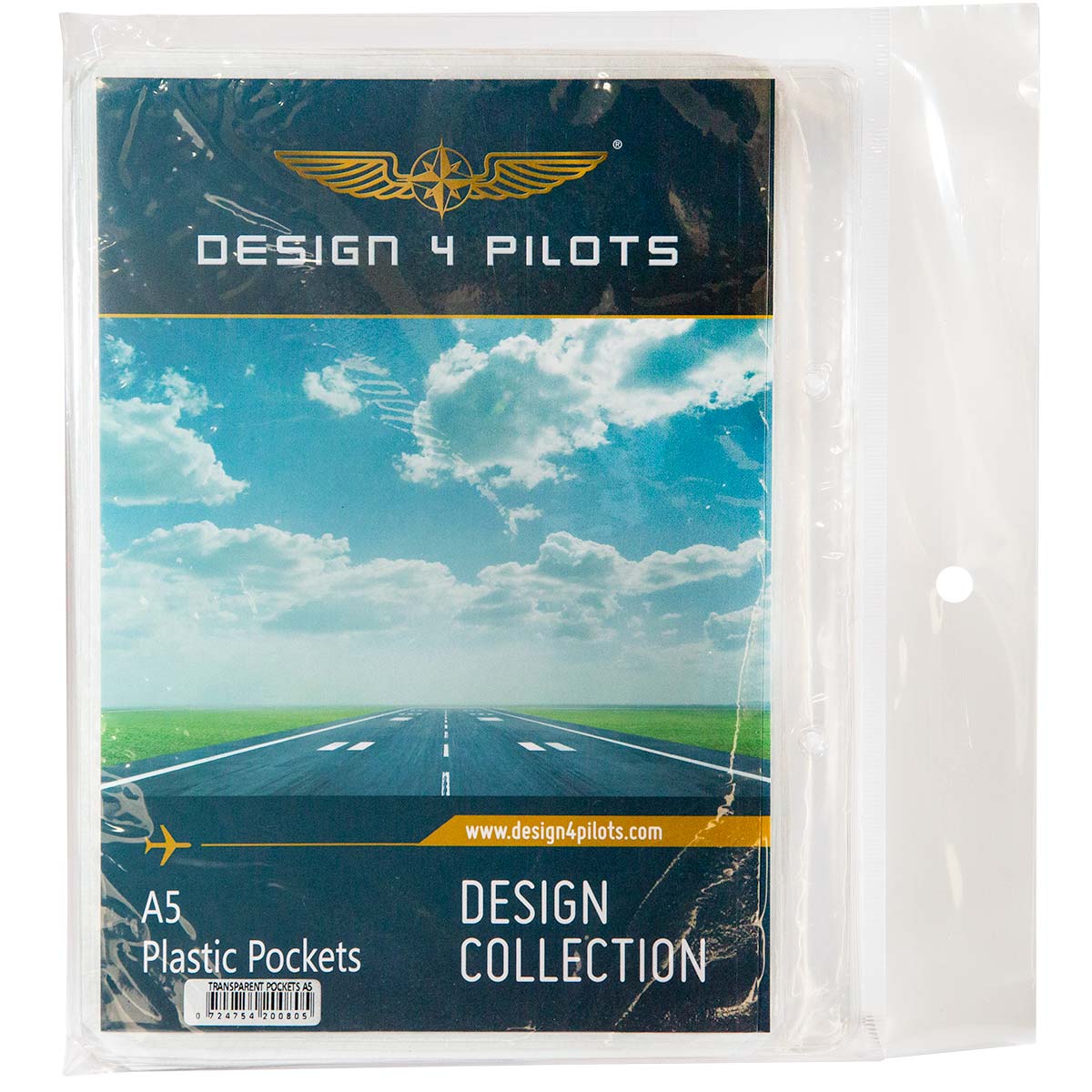 Design4Pilots A5 Transparent Pockets for Profi Kneeboard (10 Pack) image 0