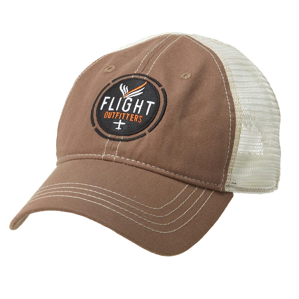 Flight Outfitters Brown Trucker Hat image 0