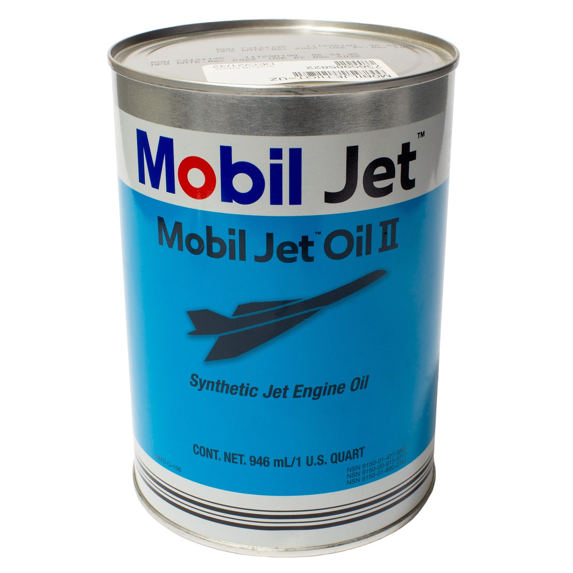Mobil Jet Oil II - 1 Quart / 0.94 Litre Can image 0