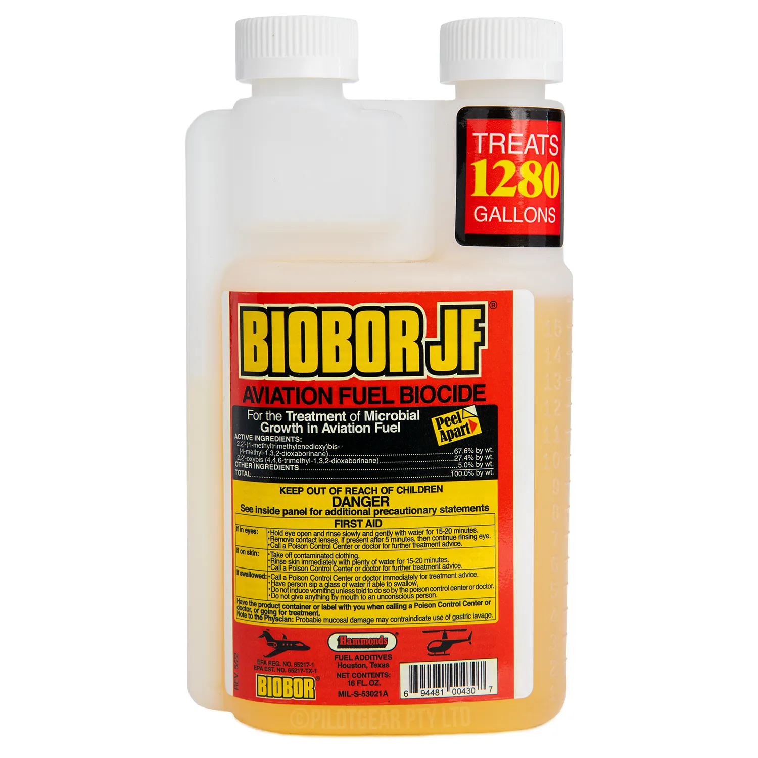 Biobor JF 16oz Aviation Fuel Additive Microbiocide – Kills and prevents microbial growth in aviation fuels image 0