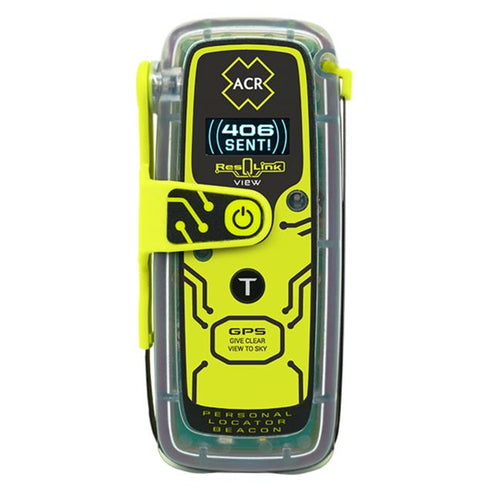 Suar Pelacak Pribadi (PLB) ACR ResQLink 425 Australia dengan Layar GPS Digital