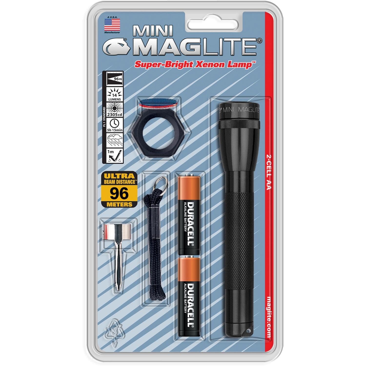 MAGLITE Mini Maglite 2-Cell AA Combo Pack Black image 0