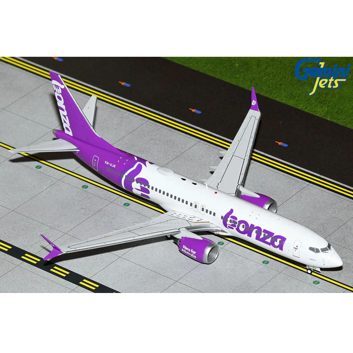 Gemini Jets 1/200 Bonza B737 MAX 8 VH-UJK Aircraft Model image 0
