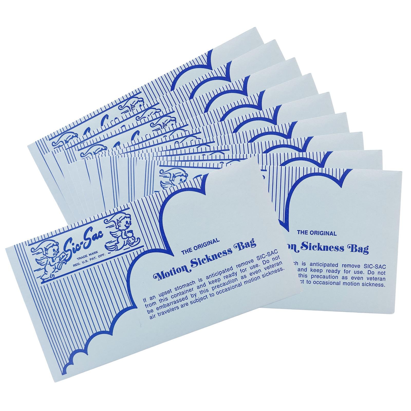 Sic Sac Motion Sickness Bags (10 Pack) image 0