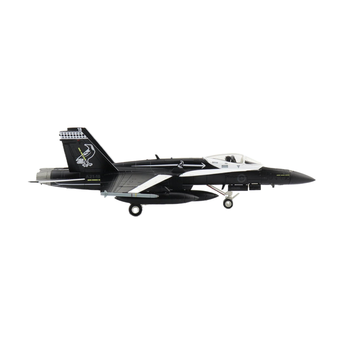 Hobby Master 1/72 Scale F/A18A 75 SQN. Commemorative Design Magpie 2021 A2118 RAAF Base Tindal 2021 Aircraft Model image 5
