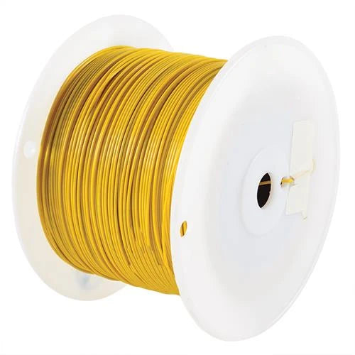 M22759/16 Extruded ETFE Tefzel Wire, 22AWG, Yellow