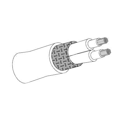 M27500 Extruded ETFE Tefzel Wire, 16AWG, 2 x M22759/18 Inner Conductor 2