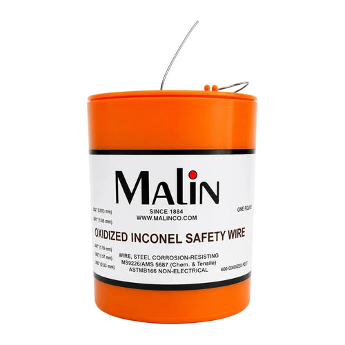 Malin Oxidized Inconel Lock Wire 0.025" Diameter