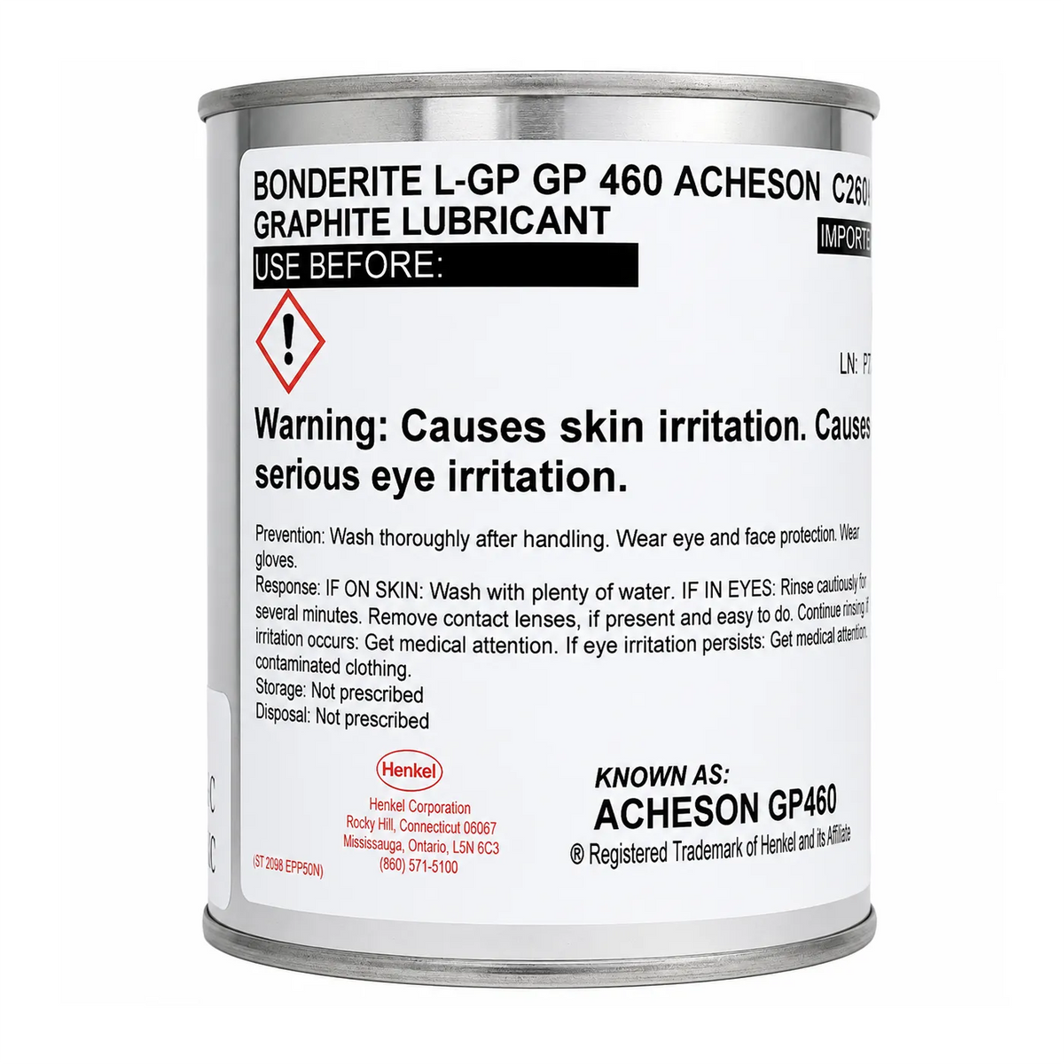 Henkel Bonderite L-GP GP460 Acheson Pelumas Antimacet – Kaleng 1 Pt (1225098)