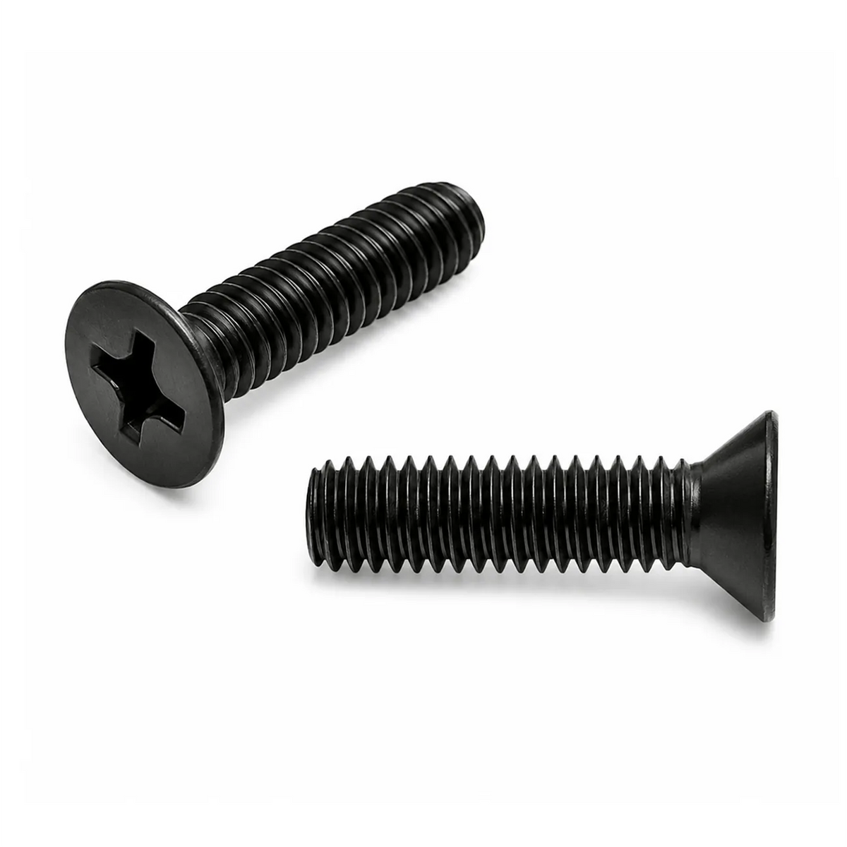 Sekrup Mesin, Hitam, 3/4" x 4-40, 100Deg (MS24693BB8)