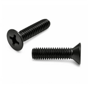 Machine Screw, Black, 3/4" x 4-40, 100Deg (MS24693BB8)
