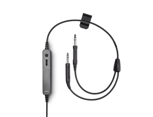 Bose ProFlight Series 2 Cable with Dual Plug, Non-Bluetooth, 801956-2020