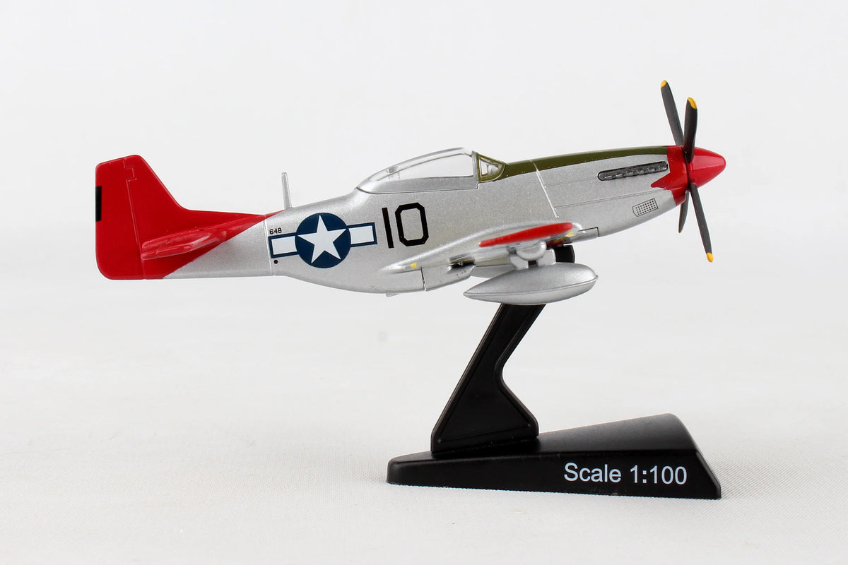Postage Stamp 1/100 P51 Mustang (Tuskeegee)
