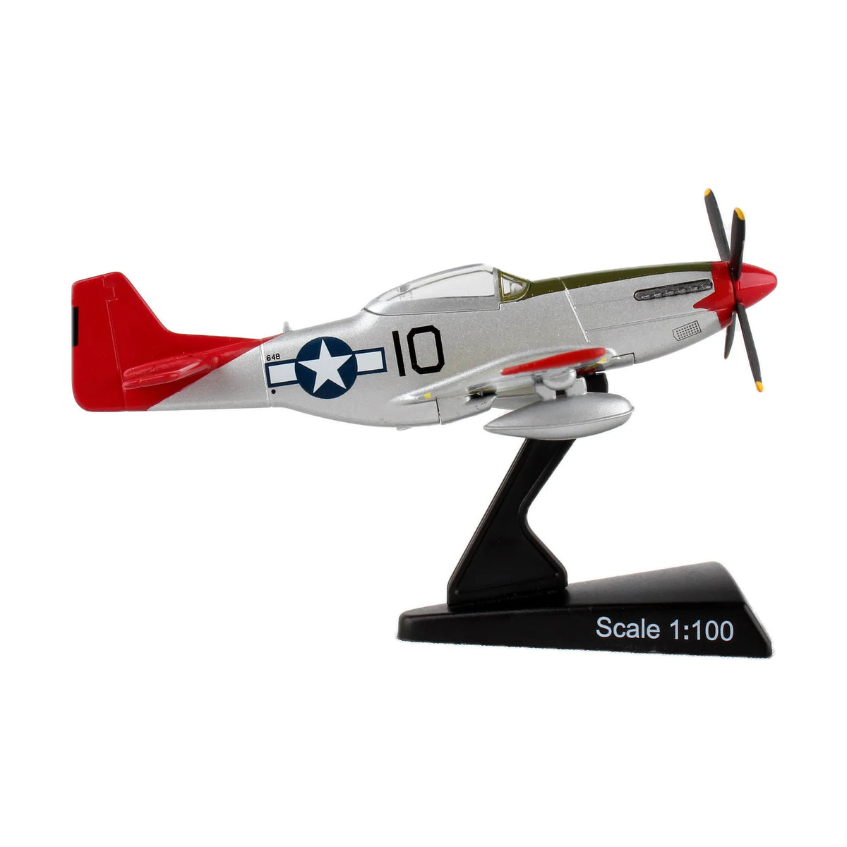 Postage Stamp 1/100 P51 Mustang (Tuskeegee)