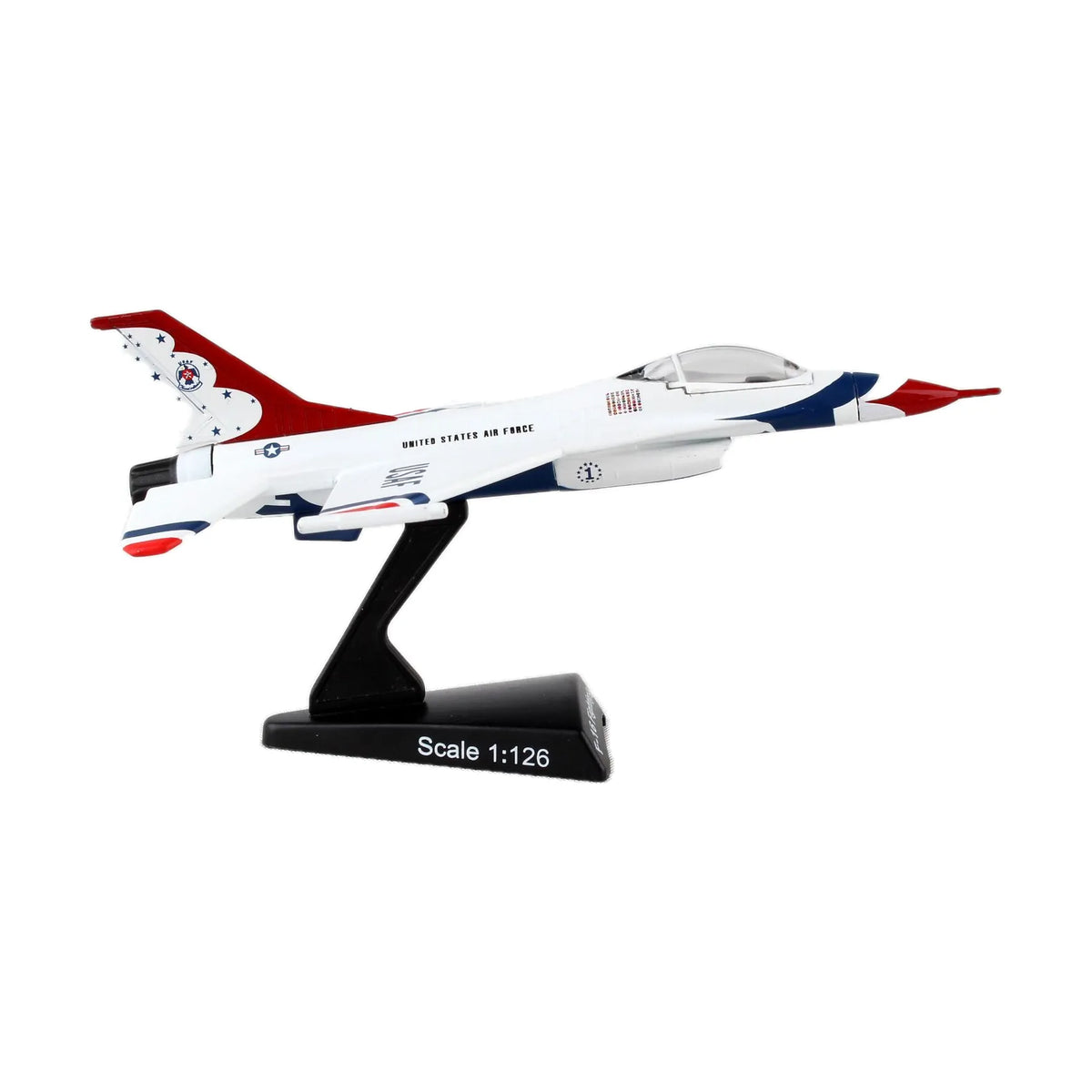 Postage Stamp 1/126 Thunderbirds F-16 Fighting Falcon image 3