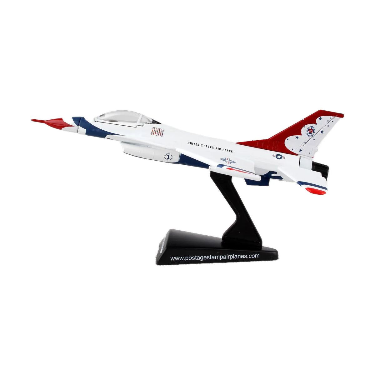 Postage Stamp 1/126 Thunderbirds F-16 Fighting Falcon image 4