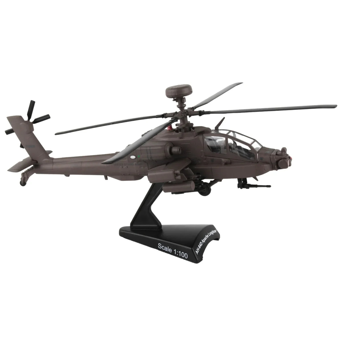 Postage Stamp 1/100 AH-64D Apache Longbow Model Helikopter