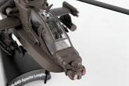 Postage Stamp 1/100 AH-64D Apache Longbow Model Helikopter