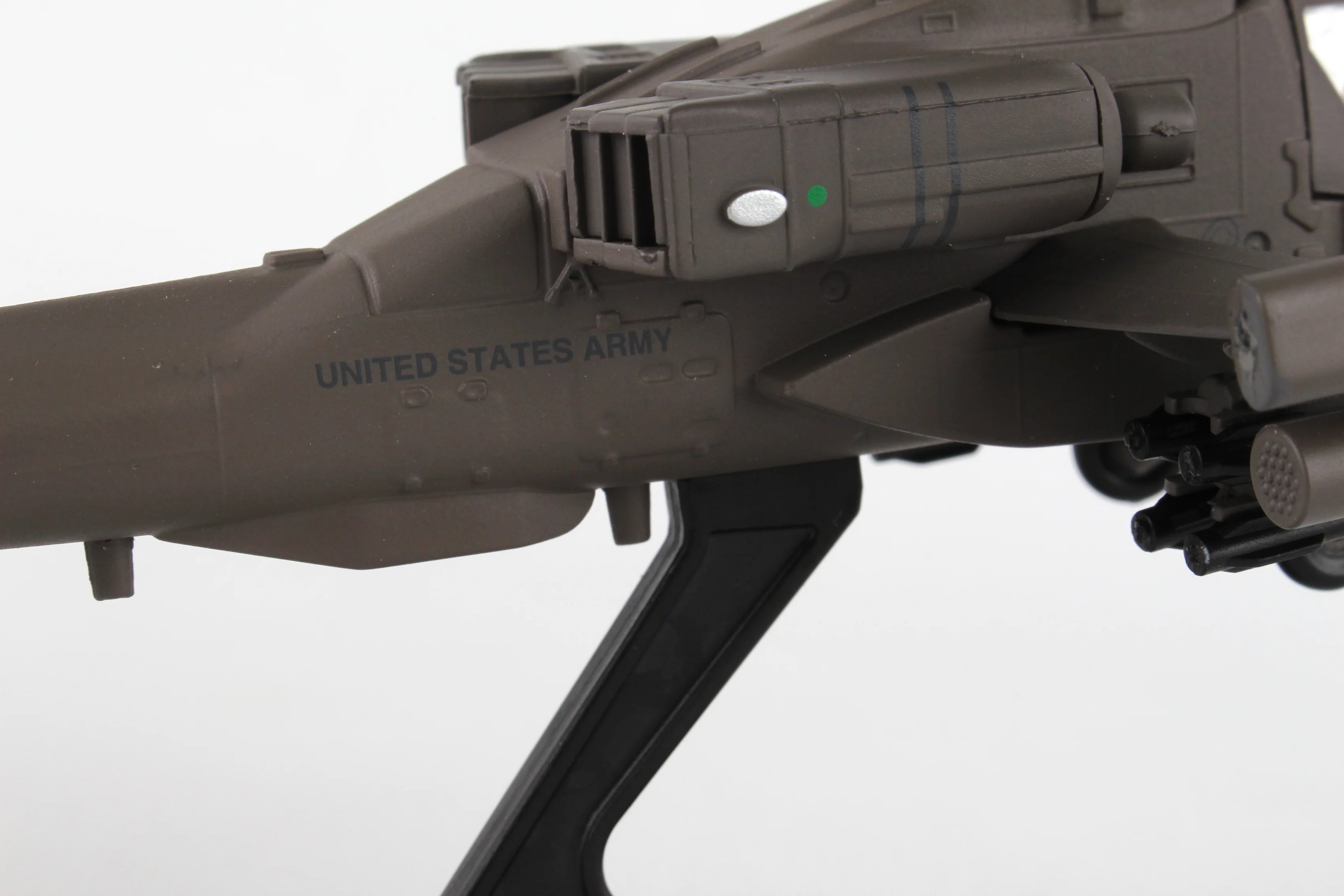 Postage Stamp 1/100 AH-64D Apache Longbow Helicopter Model