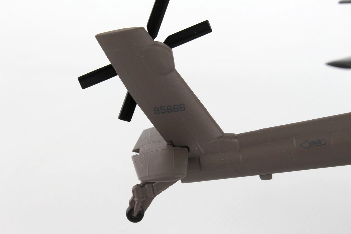 Postage Stamp 1/100 AH-64D Apache Longbow Model Helikopter