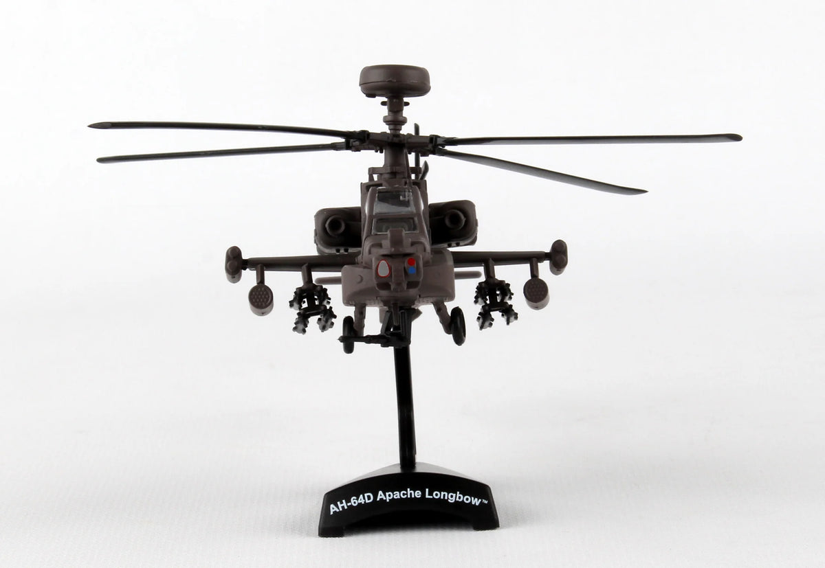 Postage Stamp 1/100 AH-64D Apache Longbow Model Helikopter