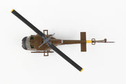Postage Stamp 1/87 Bell UH1 Huey Medivac Model Helikopter