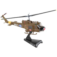 Postage Stamp 1/87 Bell UH1 Huey Medivac Model Helikopter