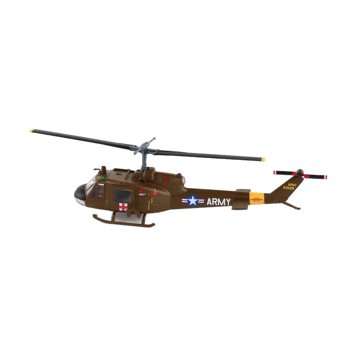 Postage Stamp 1/87 Bell UH1 Huey Medivac Modellolo di elicottero