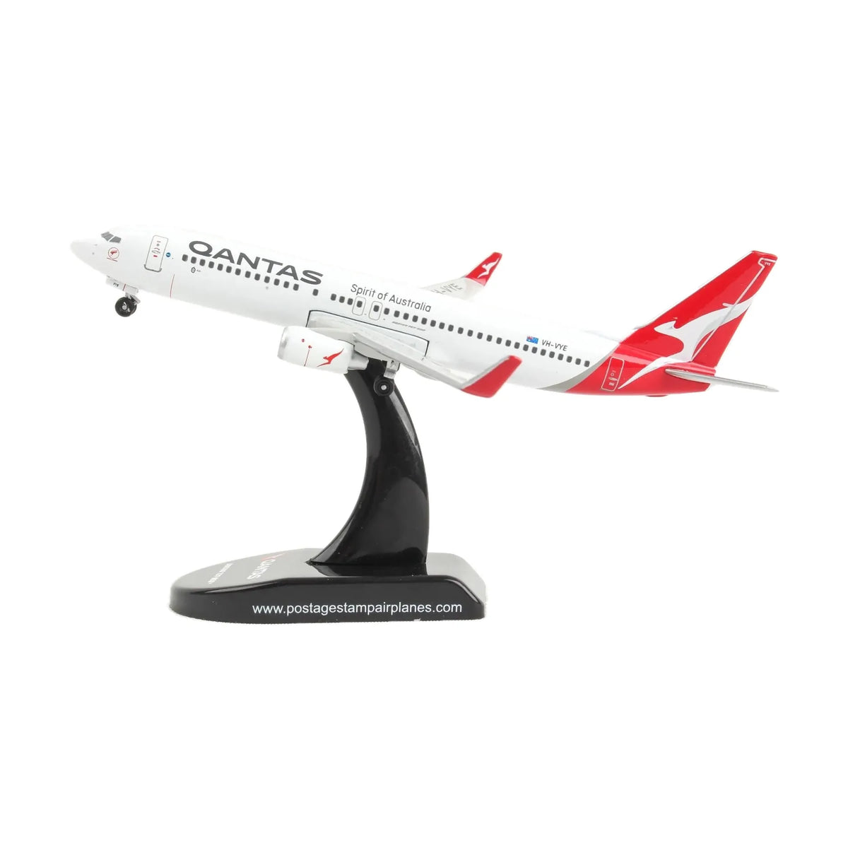 Postage Stamp Qantas 1/300 B737-800 Alice Springs VH-VYE image 3