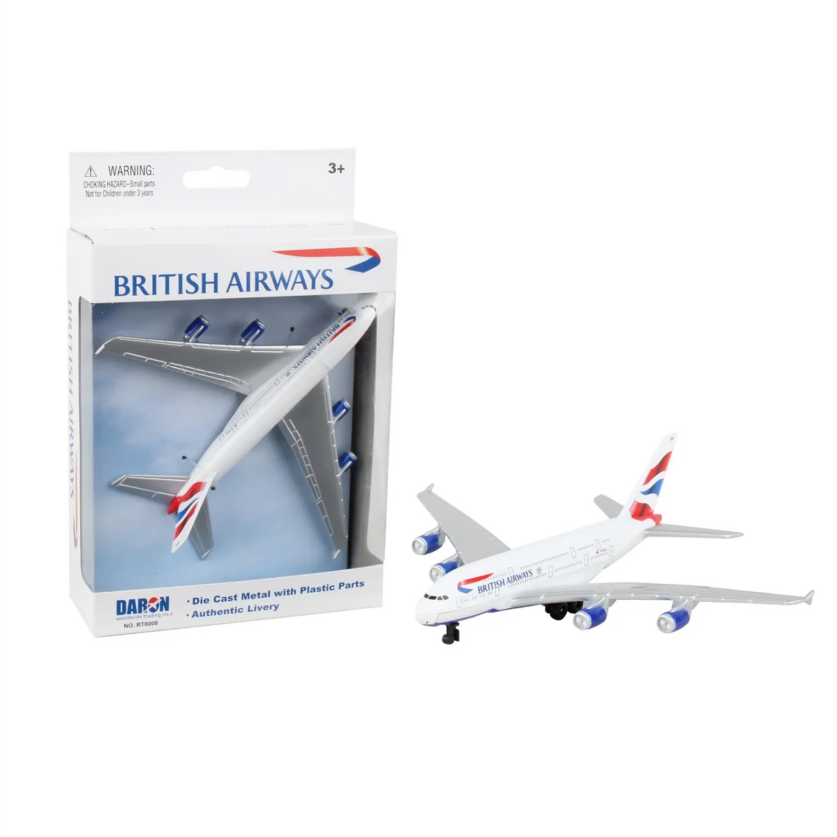 Daron British Airways A380 Pesawat Mainan Diecast