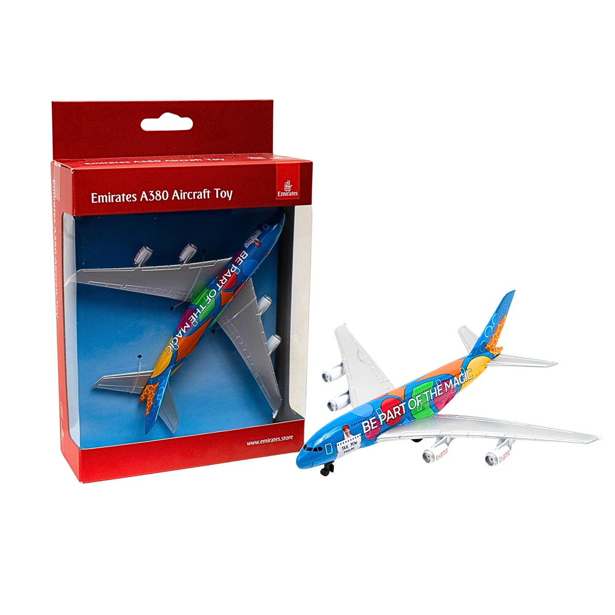 Daron Emirates A380 Destination Dubai Pesawat Mainan Diecast