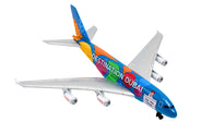 Daron Emirates A380 Destination Dubai Pesawat Mainan Diecast