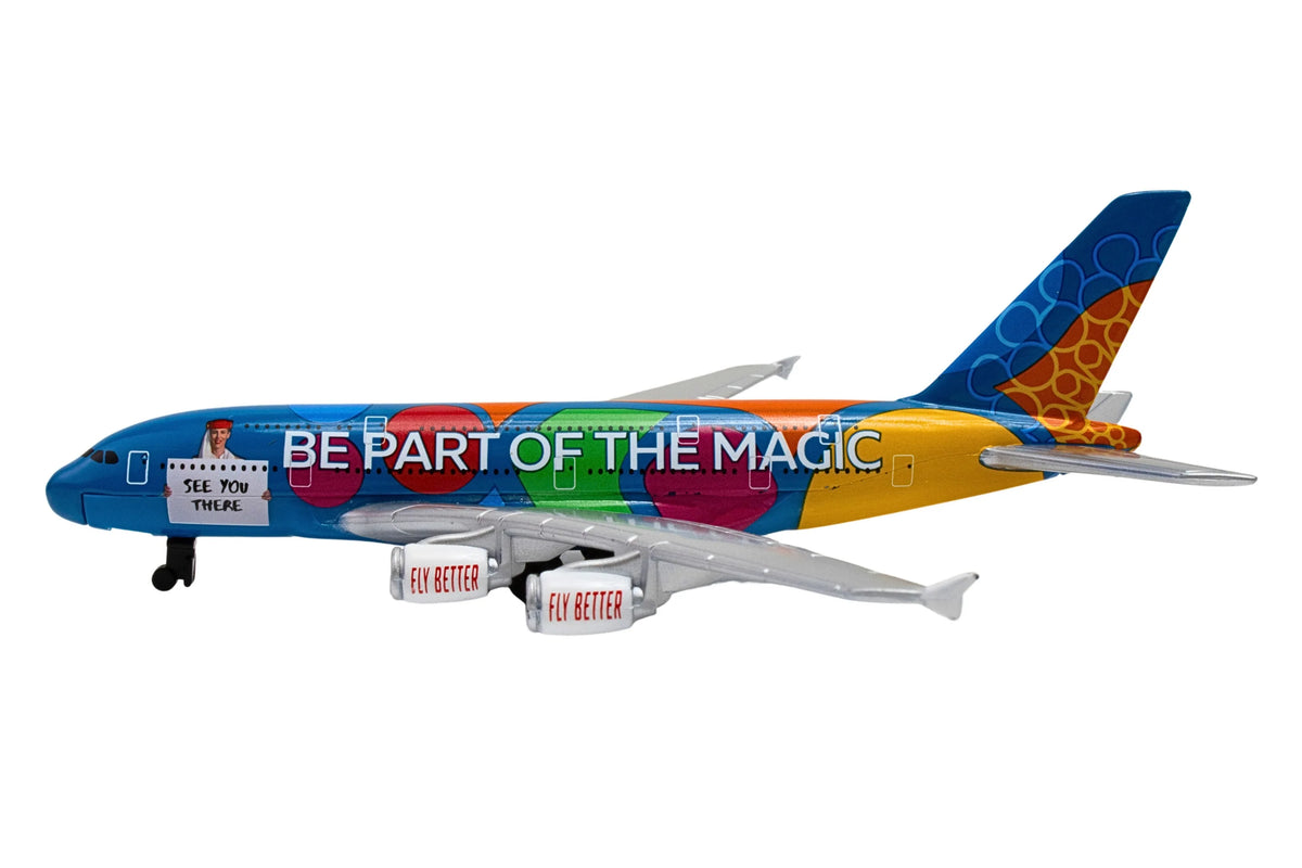 Daron Emirates A380 Destination Dubai Pesawat Mainan Diecast