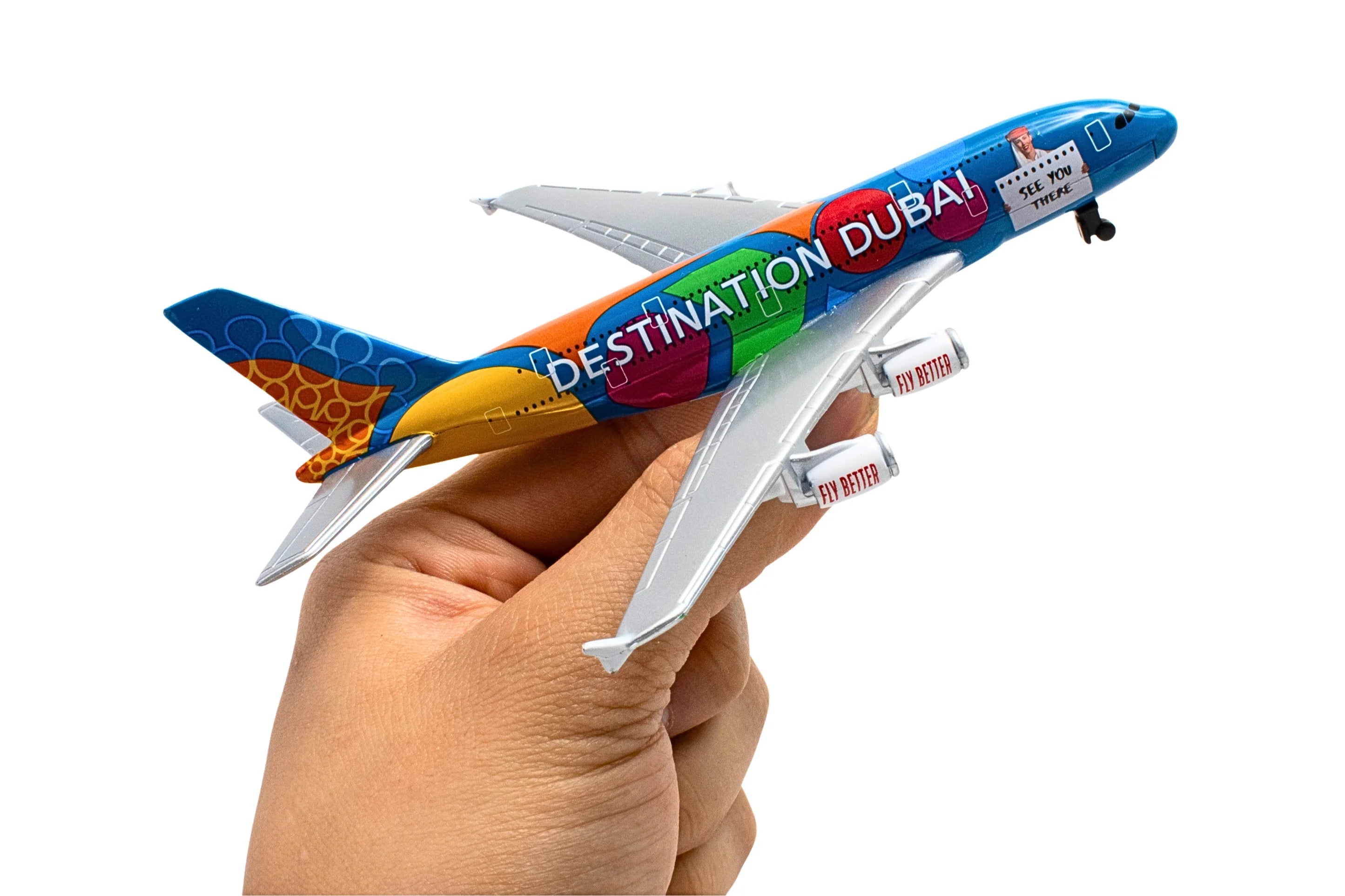 Daron Emirates A380 Destination Dubai Diecast Toy Plane