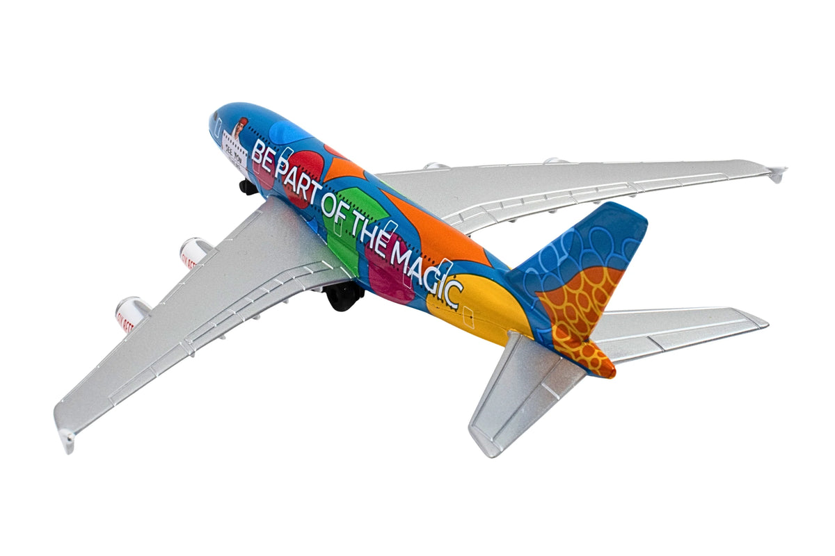Daron Emirates A380 Destination Dubai Pesawat Mainan Diecast