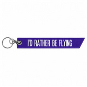 I'd rather be flying keychain